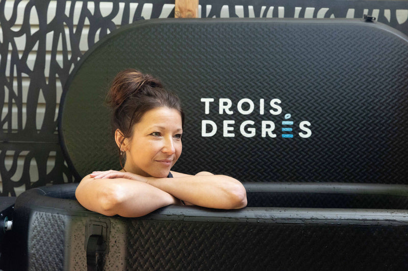 Bain de glace ovale Gonflable et Portable + Refroidisseur Premium