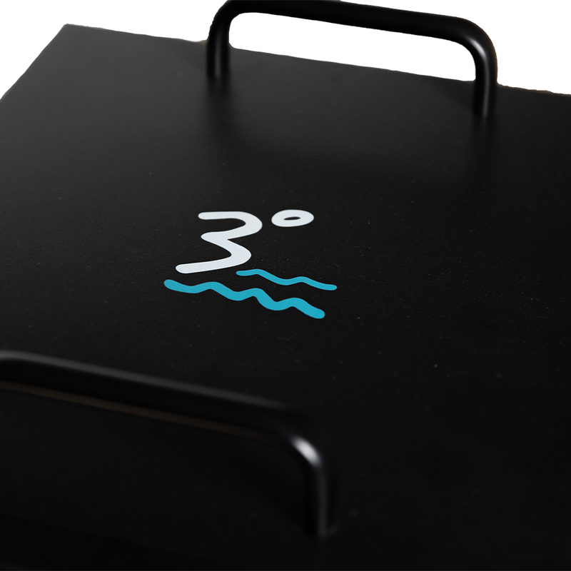 Bain de glace ovale Gonflable et Portable + Refroidisseur Premium